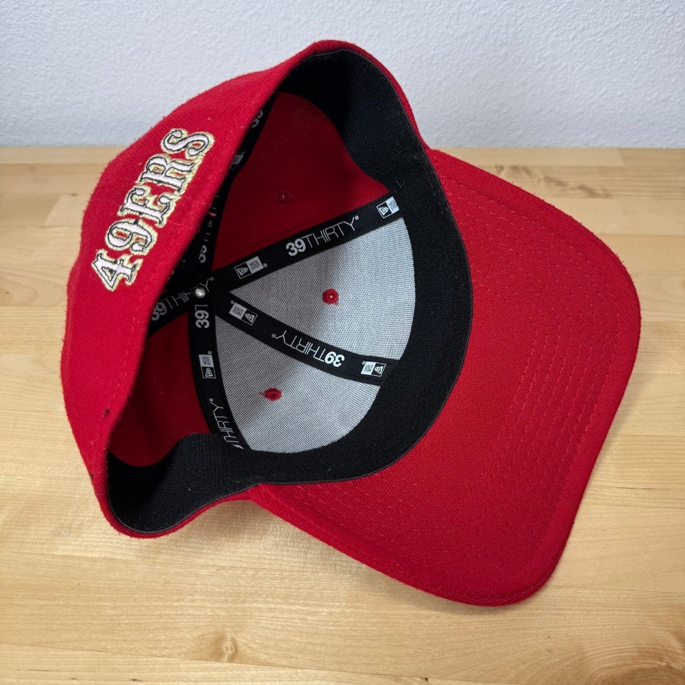 San Francisco 49ers New Era 39THIRTY Men's S/M Red Fitted Stretch Hat NFL - Picture 9 of 9